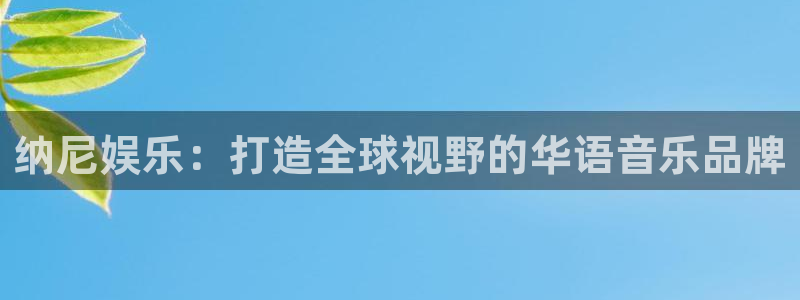 yy易游：纳尼娱乐：打造全球视野的华语音乐品牌